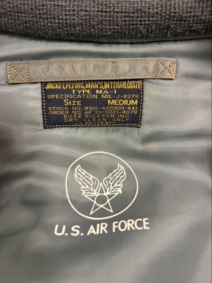 BUZZ RICKSONS/バズリクソンズ MA-1フライトジャケット M