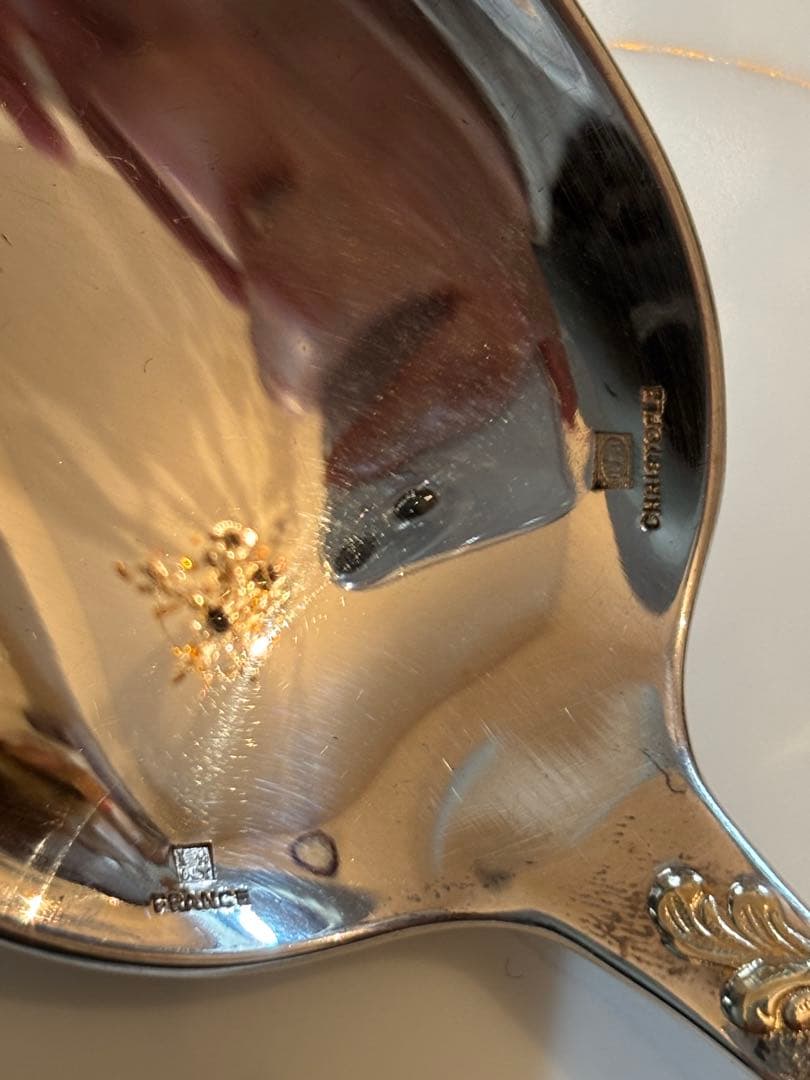 クリストフル／マルリー／パーシャリーゴールド／サーヴィングスプーン