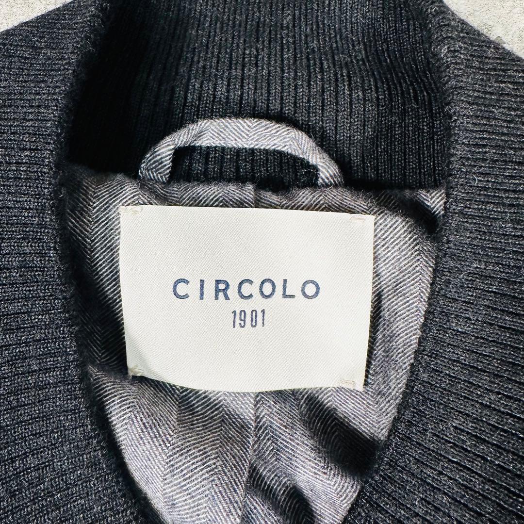 美品 CIRCOLO 1901 チェック柄 フルジップ ブルゾン ジャケット