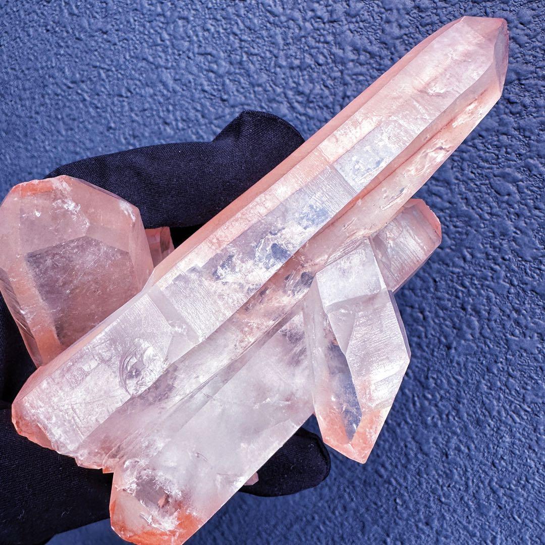 別格高級品❗️爆レア❗️両剣❗️超綺麗♡可愛い♡☆ピンクレムリアンシード原石A1348