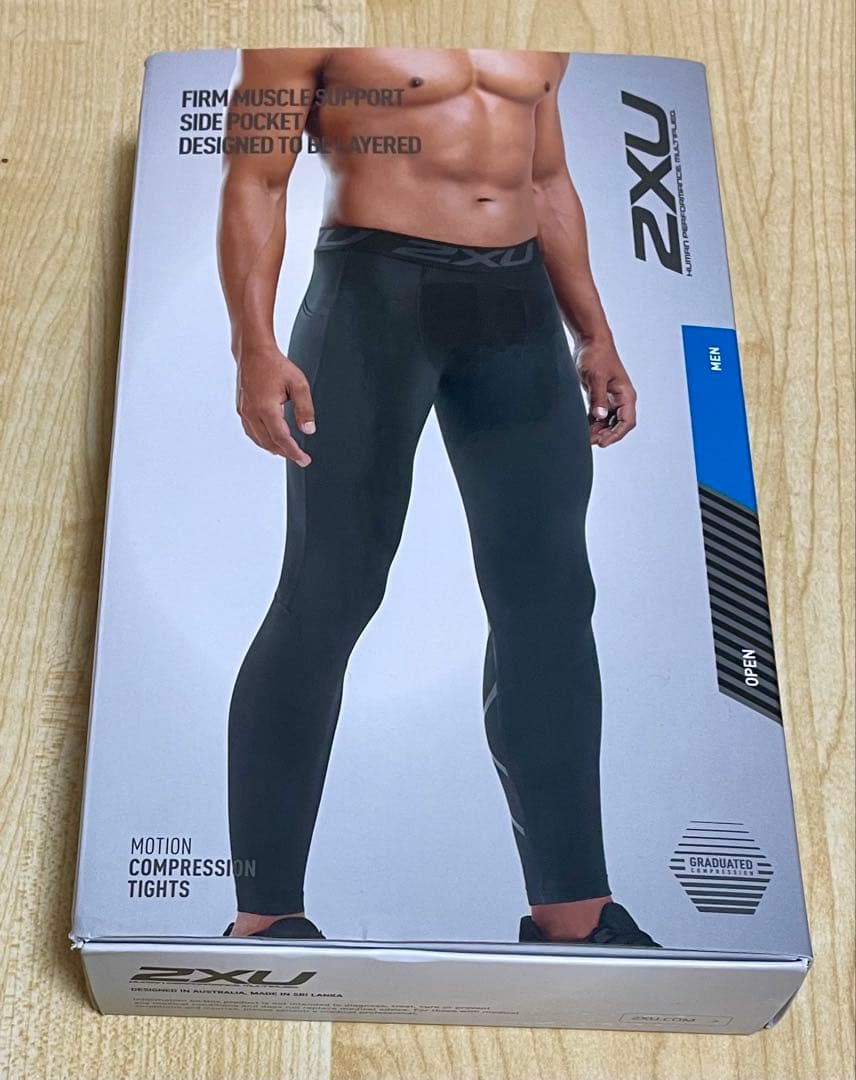 2XU Motion Compression Tights M ブラック/ネロ