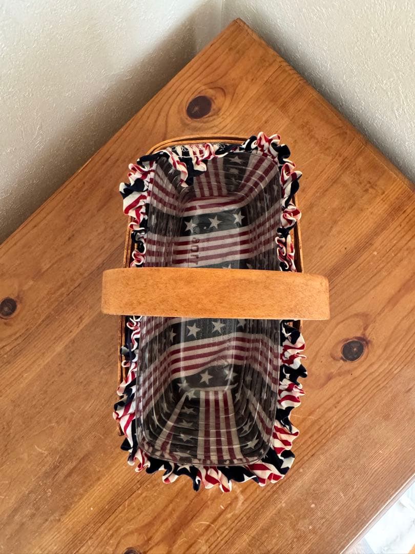 【希少】Longaberger 1994 キャンドルバスケット ライナー付