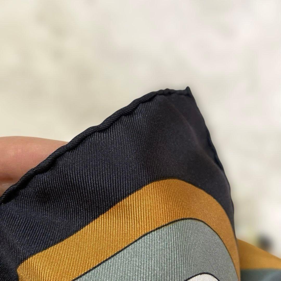エルメスHERMES 90 カレ　コーチング　スカーフ　シルク　ビンテージ