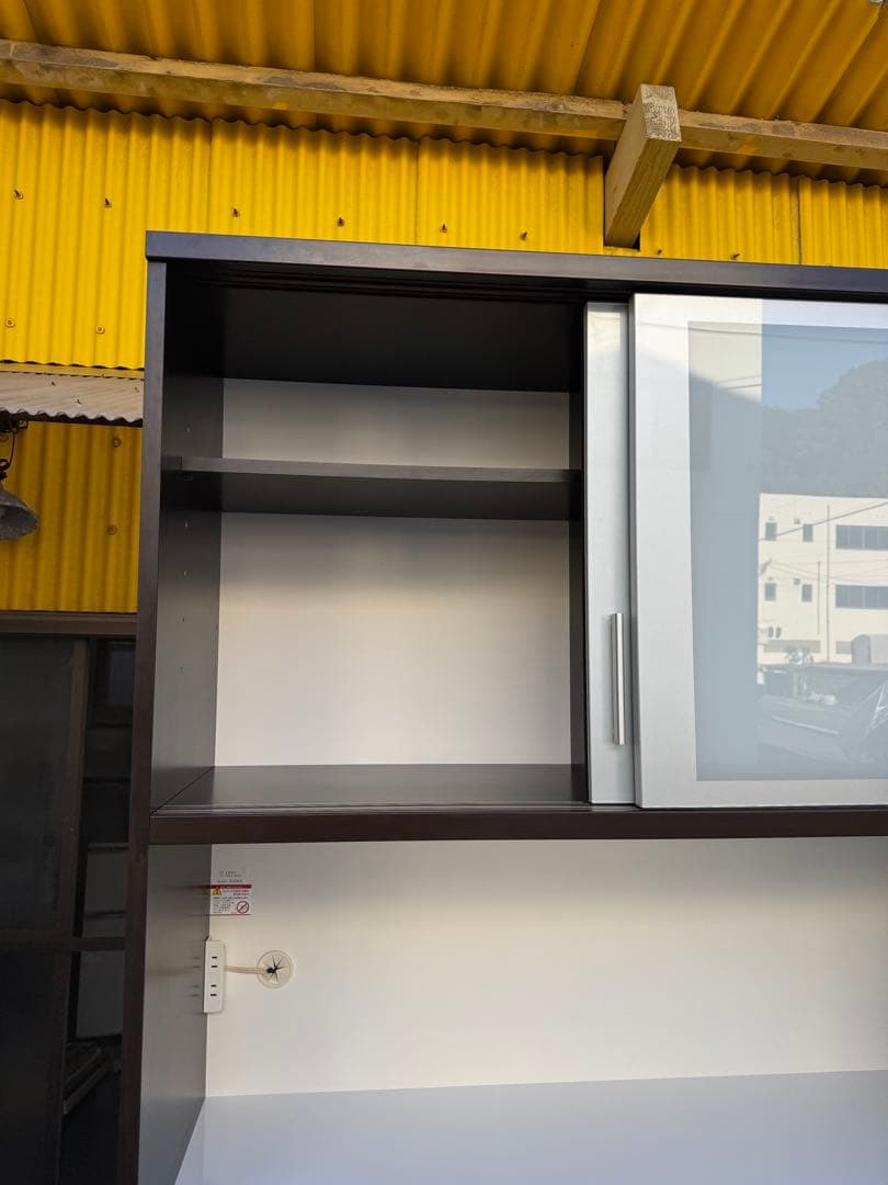 松田家具　食器棚　キッチン収納　1180 Nクラッチ　ダーク