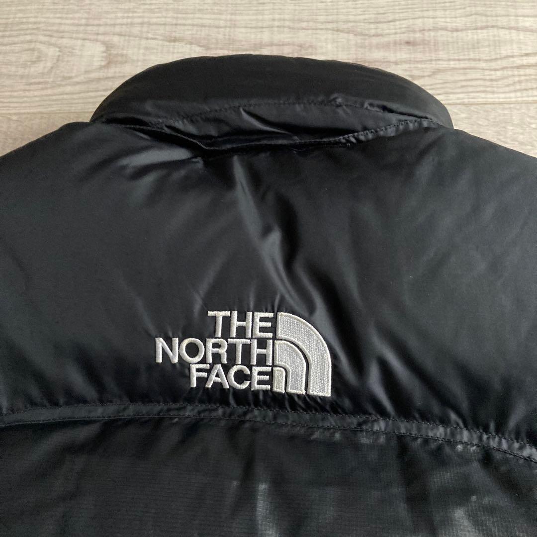 ノースフェイス ヌプシ ダウンジャケット ベスト レディース M センターロゴ