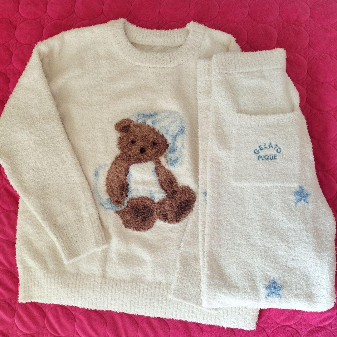 セール　未使用　長袖ルームウィア　パジャマ　上下セット ジェラートピケ