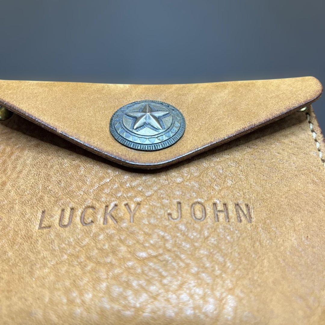 LUCKY JOHN ブラウンレザーケース
