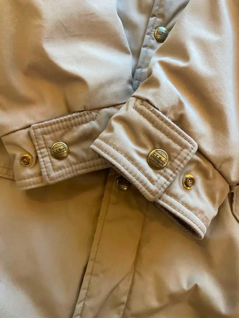 80's L.L.Bean Storm Coat 良品USA製 L ベージュ