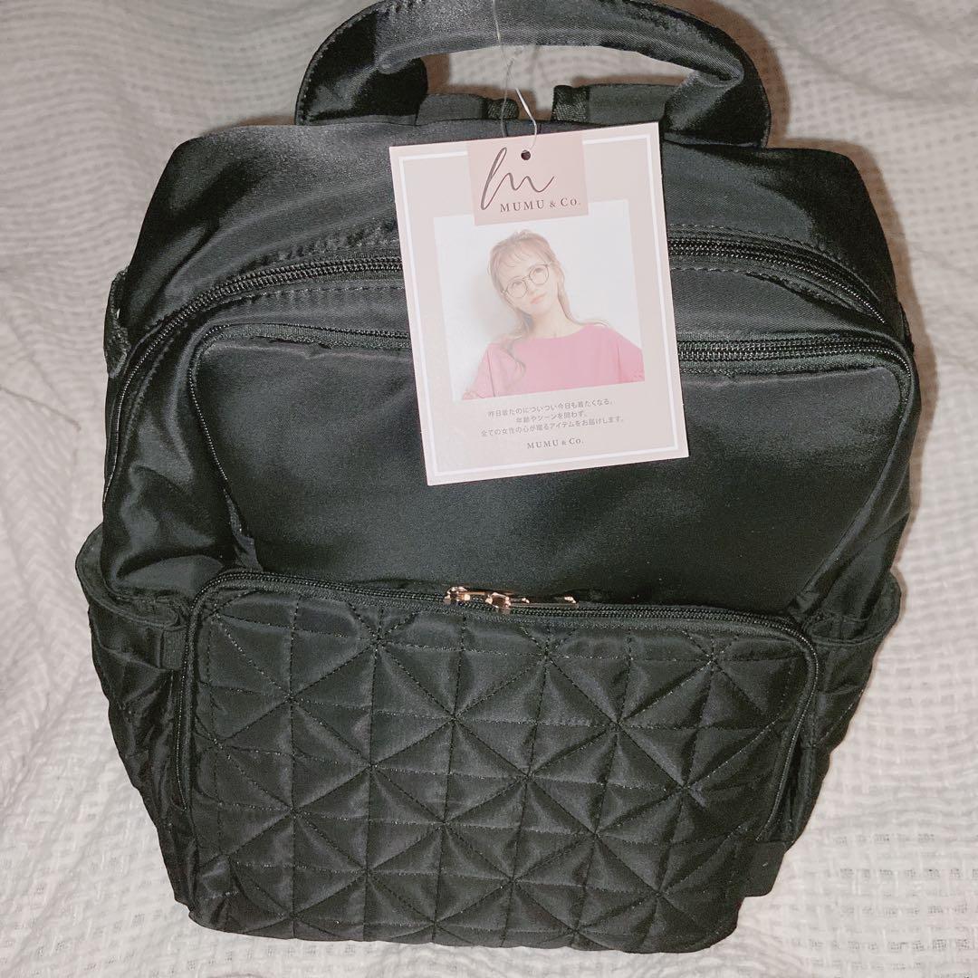 【新品】しまむら MUMU & Co. 多機能リュック マザーズリュック 黒