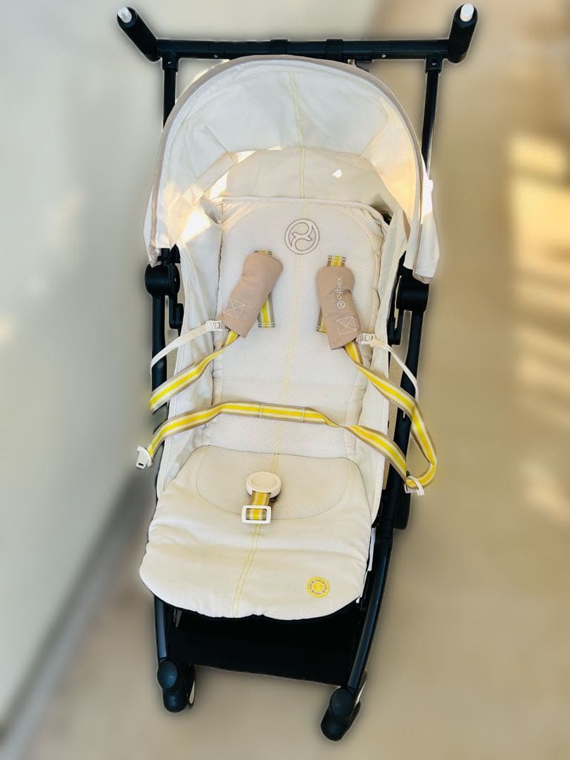 サイベックス リベル ベビーカー シーシェルベージュ バンパー等おまけ付き