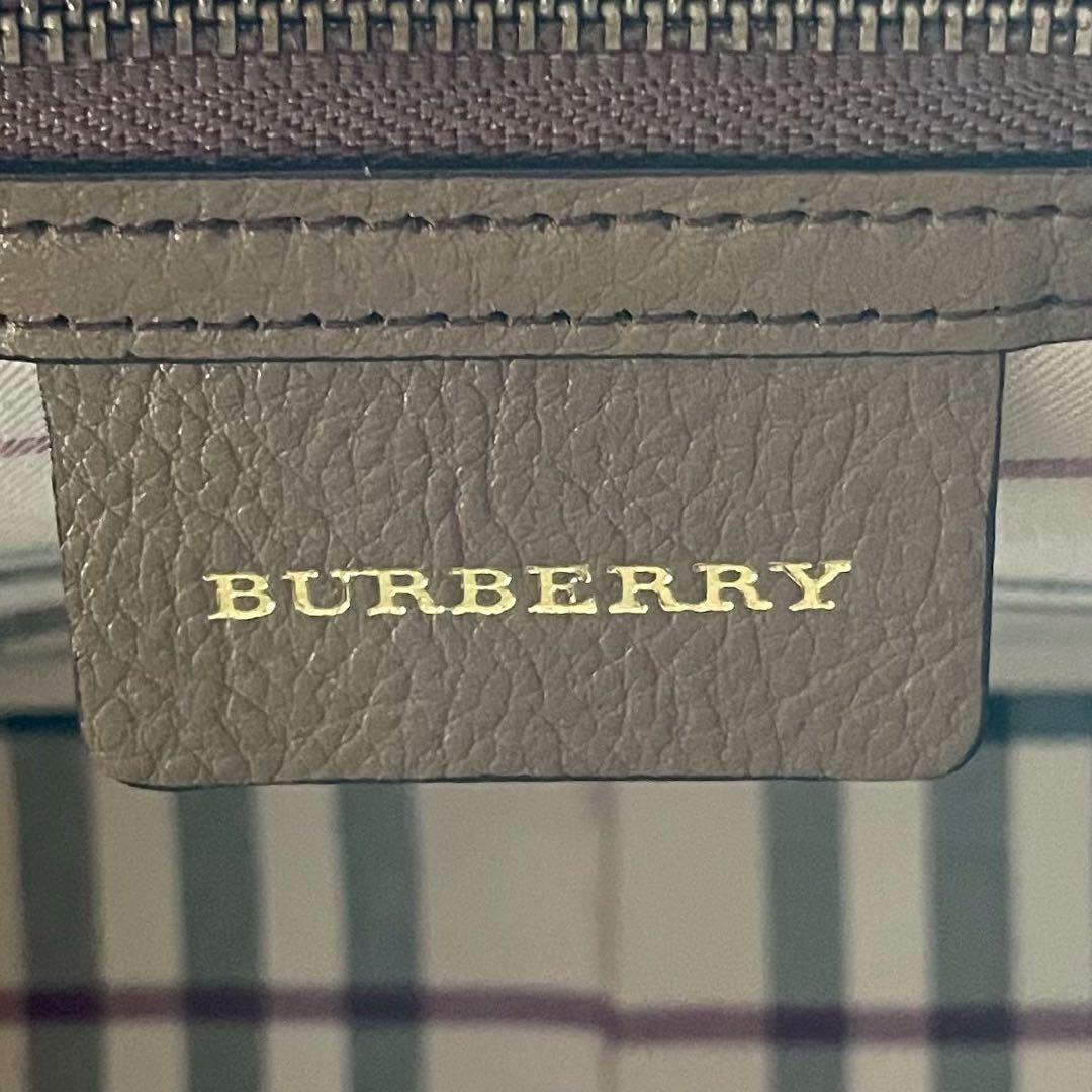 美品✨ BURBERRY ボストンバッグ ノバチェック ベージュ レザー