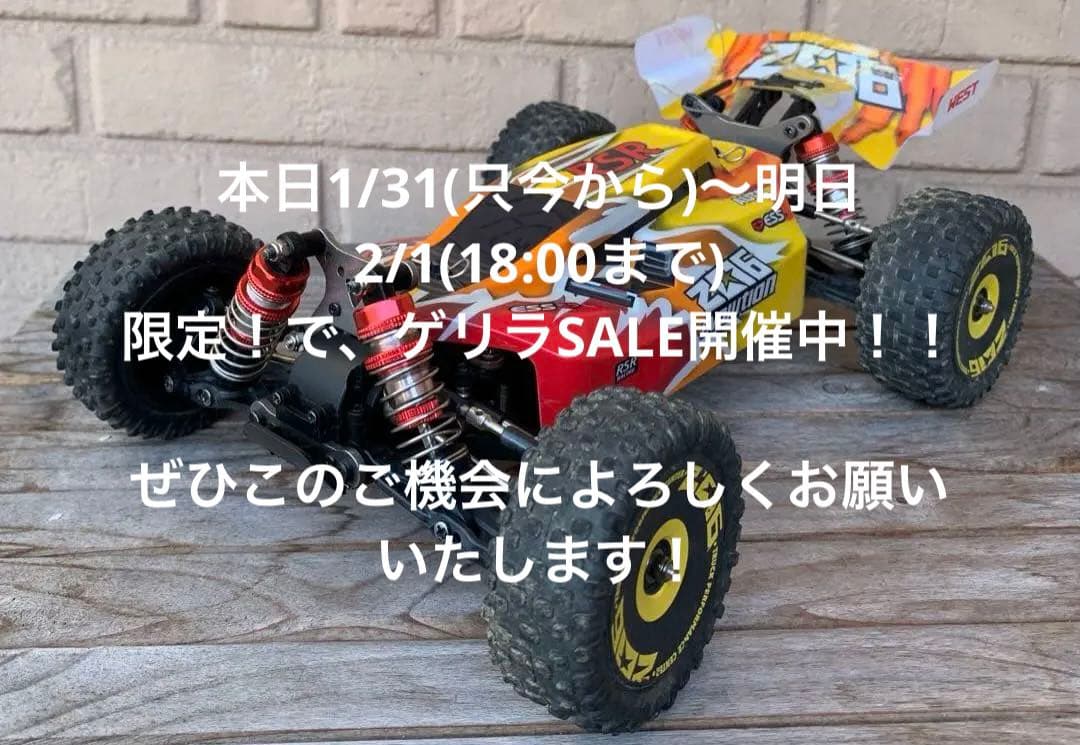 wltoys 144010 ブラシレス　レア　希少　 暴力的に爆速です。