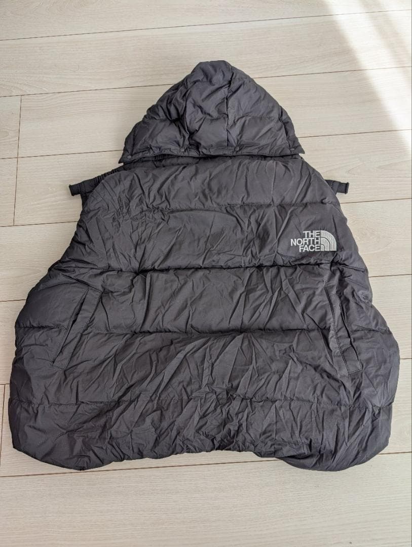 ノースフェイス　ベビーシェルブランケット　黒　中綿ダウン