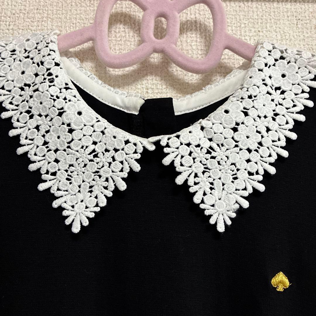 美品　ケイトスペード 160 襟付きワンピース