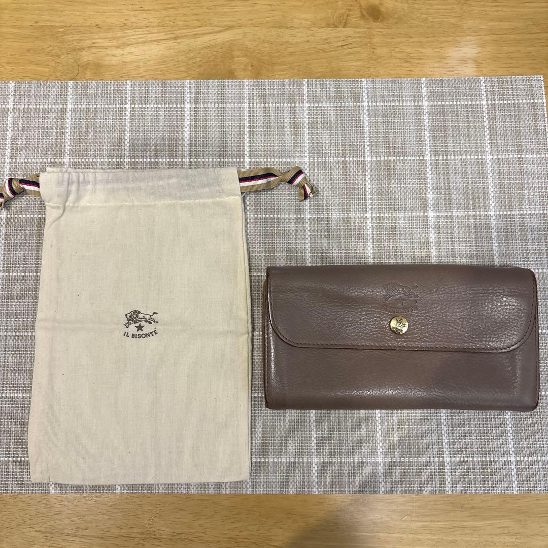 イルビゾンテ　ILBISONTE グレー　長財布
