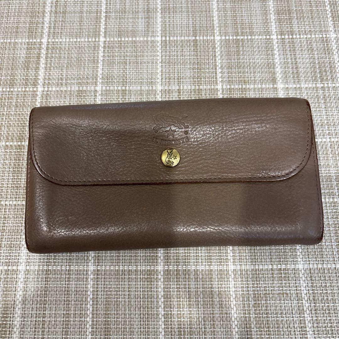 イルビゾンテ　ILBISONTE グレー　長財布