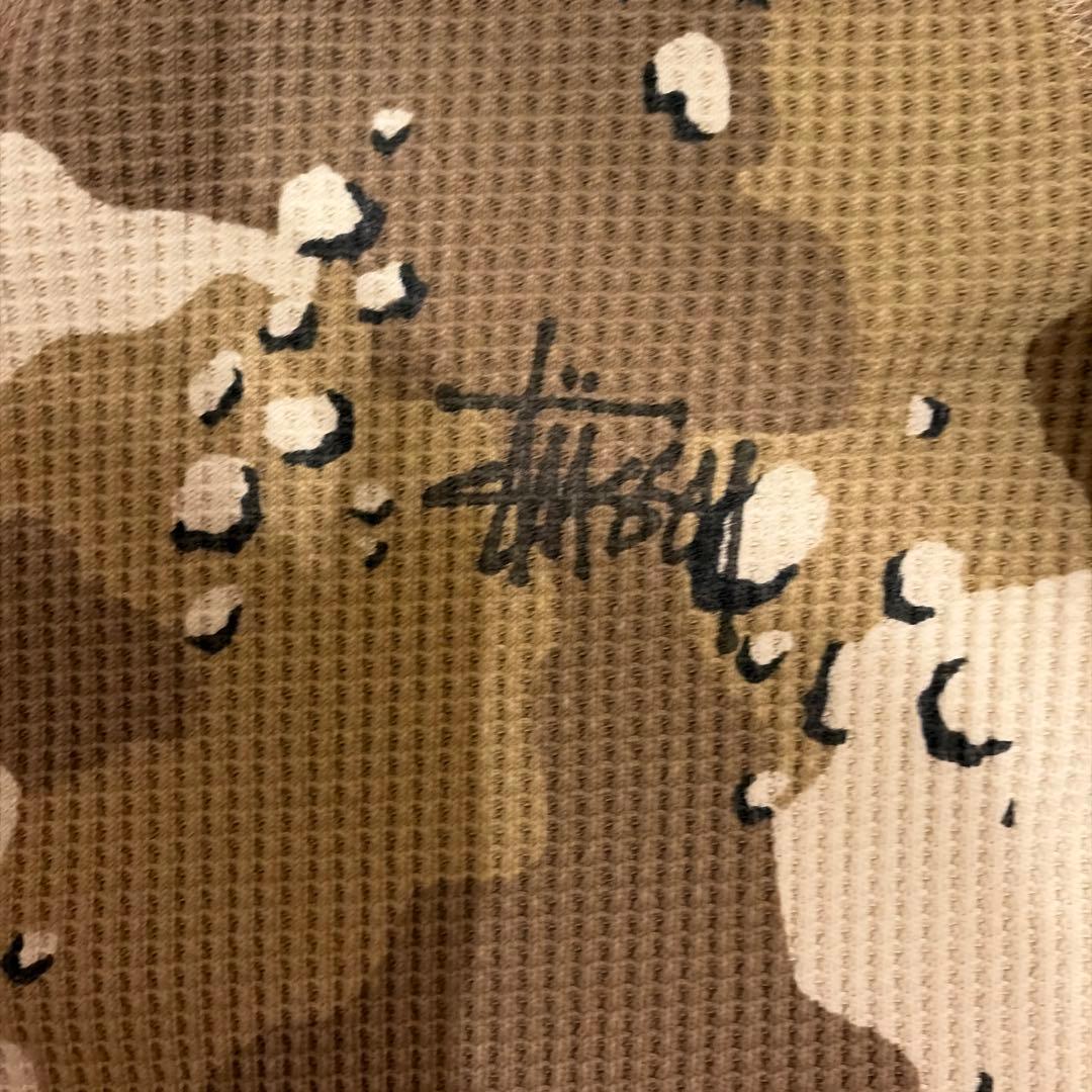 山*雛様 stussy thermal 迷彩　XL
