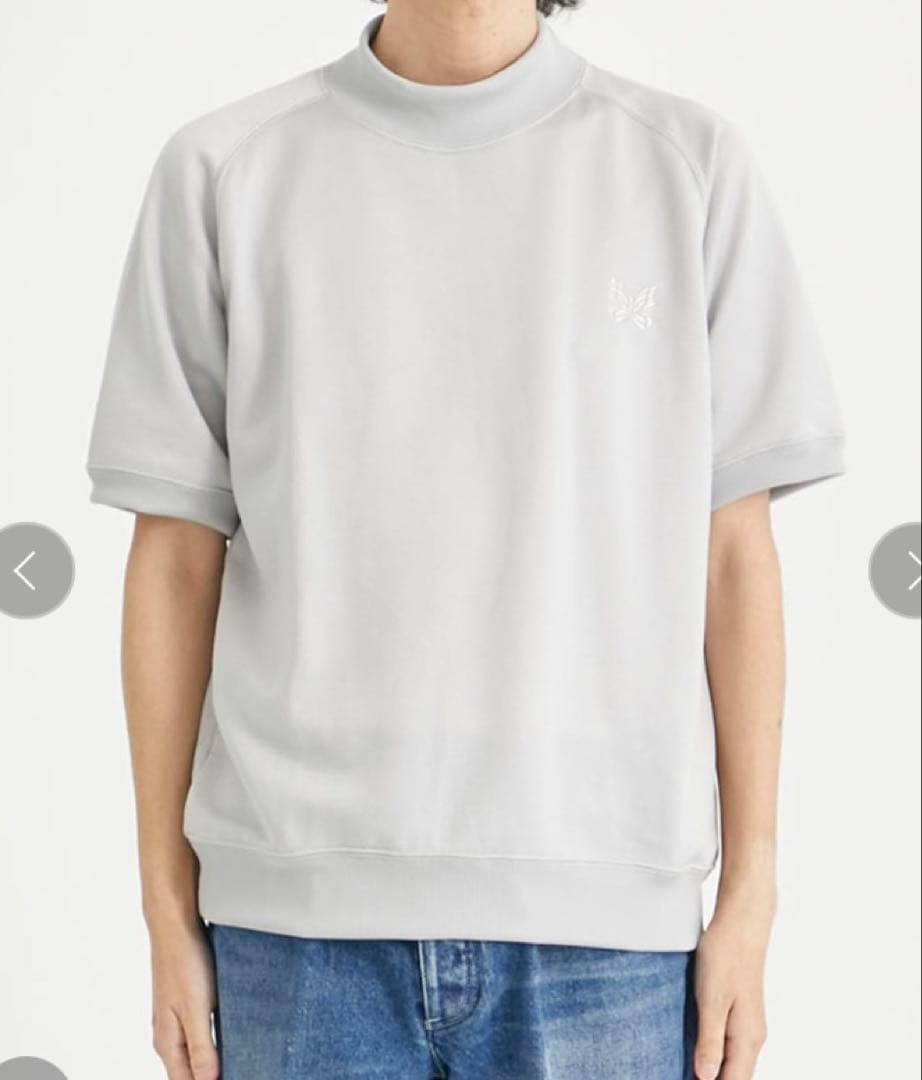 Needles Bright Jerseyブライトジャージー モックネック XS