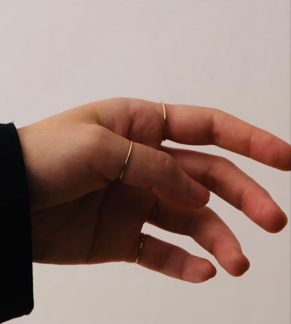 【unique/ユニーク】3set ring gold