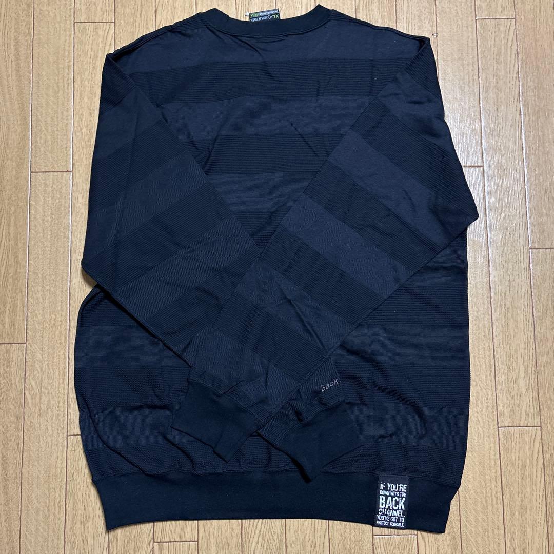 BackChannel COOLMAX CREW SWEATブラック