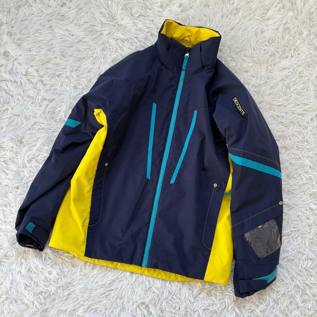 デサント　スキーウェア上下セット160cm ネイビー イエロー