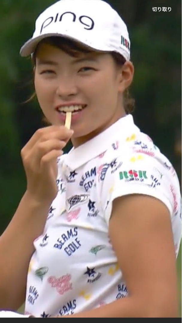 《極貴重》2019全英女子OP優勝　渋野日向子プロサイン入りウェア支給品　額入