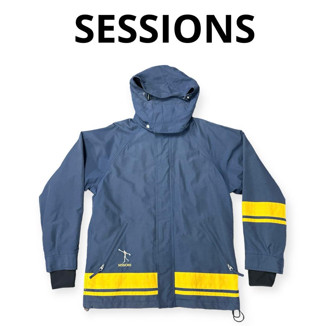 【レア】US古着　90s 00s SESSIONS スノボージャケット　S