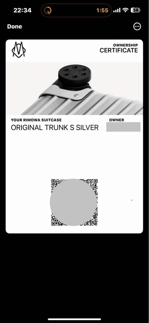 バッグ RIMOWA Original Trunk S