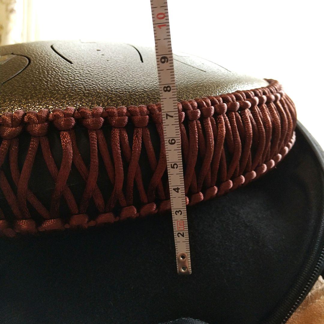 美品 スティールドラム タングドラム スリットドラム 15音 グリーンブロンズ