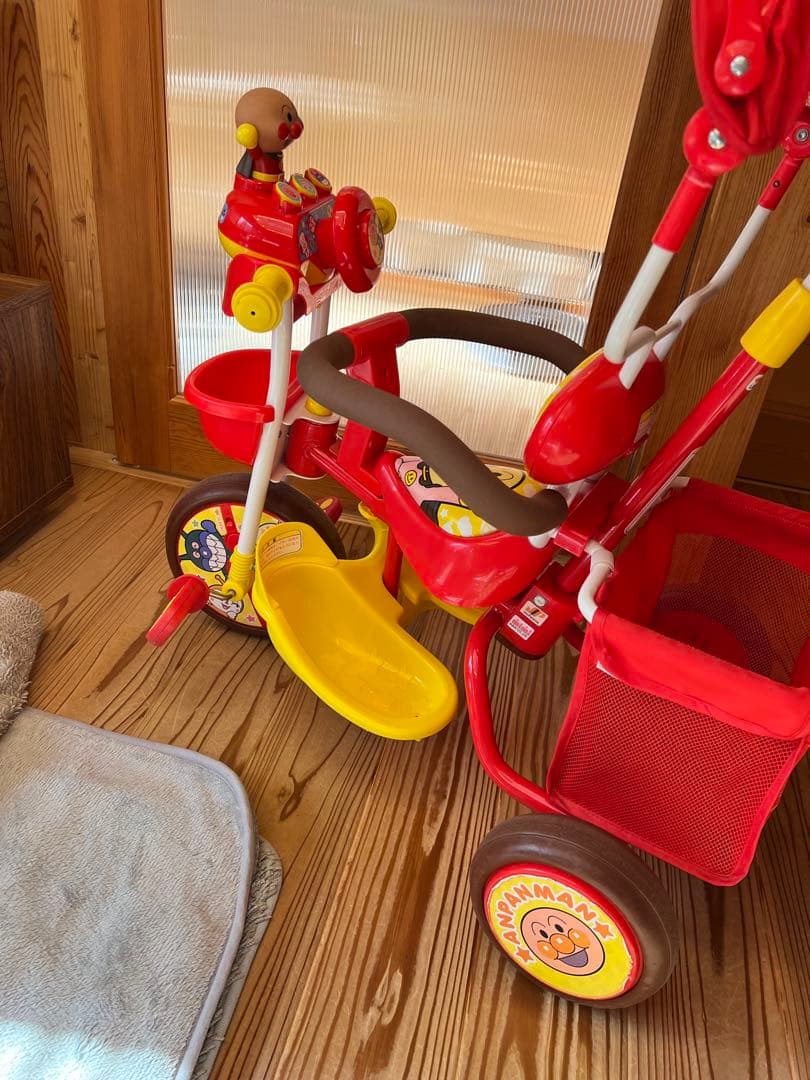 【Yｕｎｏ＊terior専用】ジョイパレットおでかけ三輪車アンパンマンSP