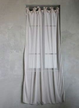 Chez moiカーテンOrganza Basicグレージュ140x220cm