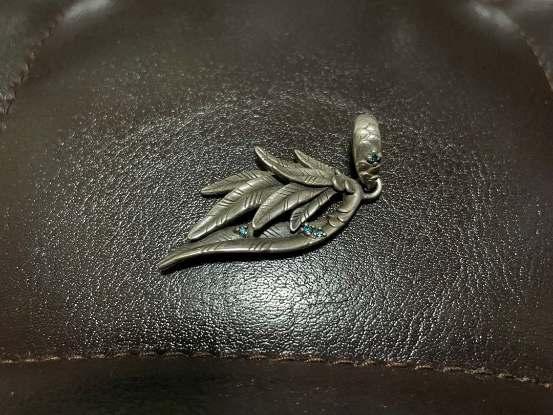 ブラッディマリー ペンダントトップ　Ice 青鳥　シルバー925 ユニセックス