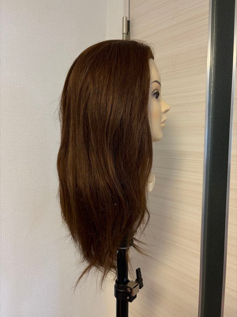 ブラウン アップスタイルウィッグ