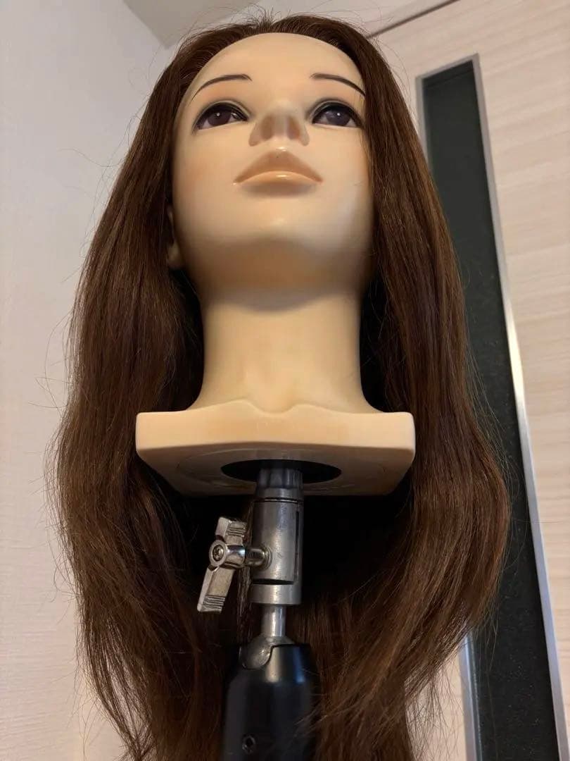 ブラウン アップスタイルウィッグ