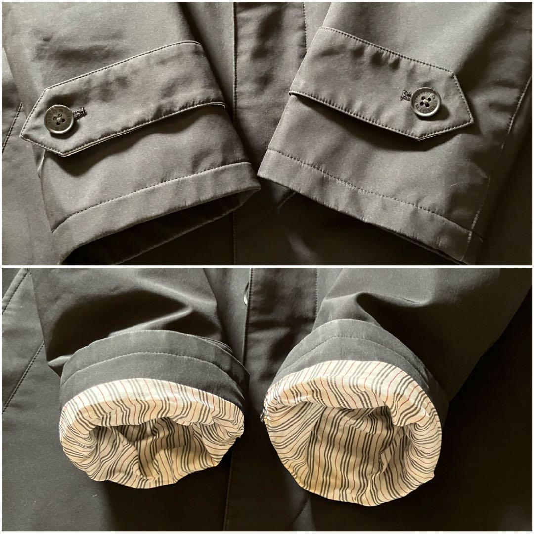 [値下げ処分価格] バーバリーブラックレーベル　ステンカラーコート　ライナー付