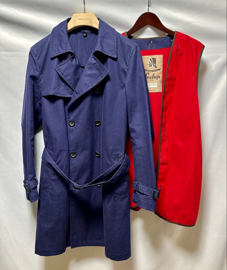 ◆イタリア製【46】SEALUP/シーラップ ◆美品！秋冬物『トレンチコート』◆