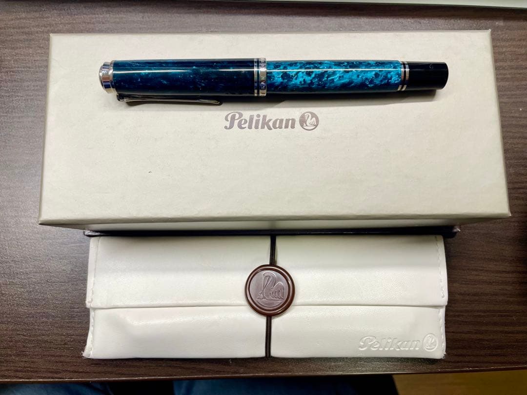 【新品】ペリカン　オーシャンスワール EFニブ