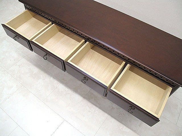 美品 IDC大塚家具 マリアンディール ワイドチェスト 3段8杯　W151cm