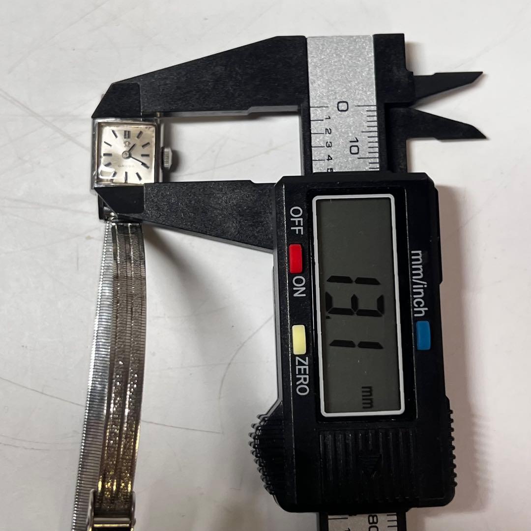 OMEGA オメガ レディース シルバー スクエア 手巻き ヴィンテージ