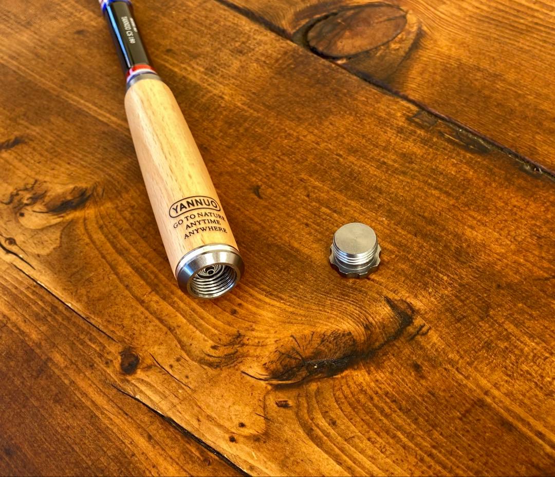 釣り竿セット　小物釣り竿　タナゴ竿　仕掛け180cm ウッドグリップ　仕掛け巻き