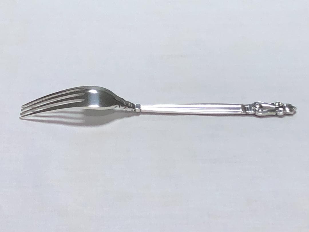 美品 ジョージジェンセン ACORN ディナーフォーク STERLING ①
