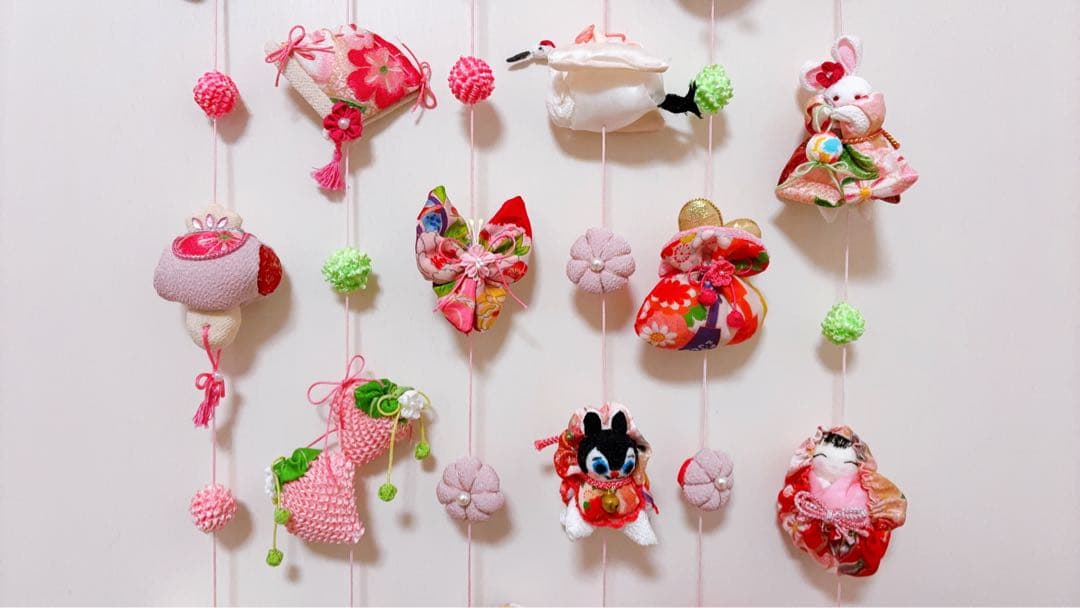 つるし飾り、お祝い、お正月 桃の節句、端午の節句、七五三、お誕生日
