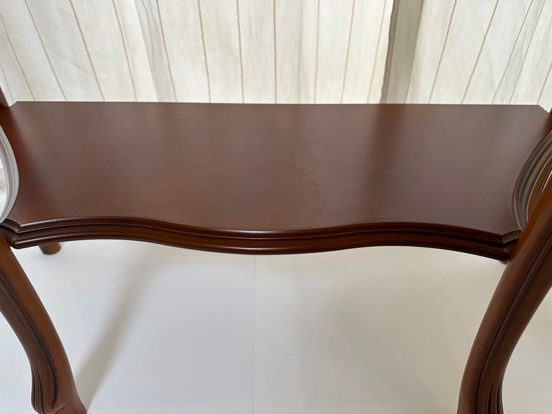 大理石 ロココ調 クラシック 猫脚 コンソールテーブル 電話台 家具