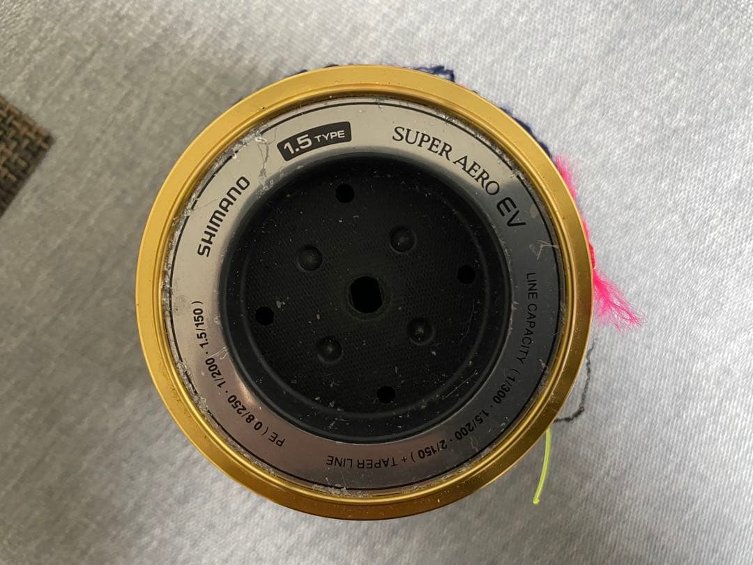 まだまだ現役　シマノ　初代スーパーエアロEV と替えスプール