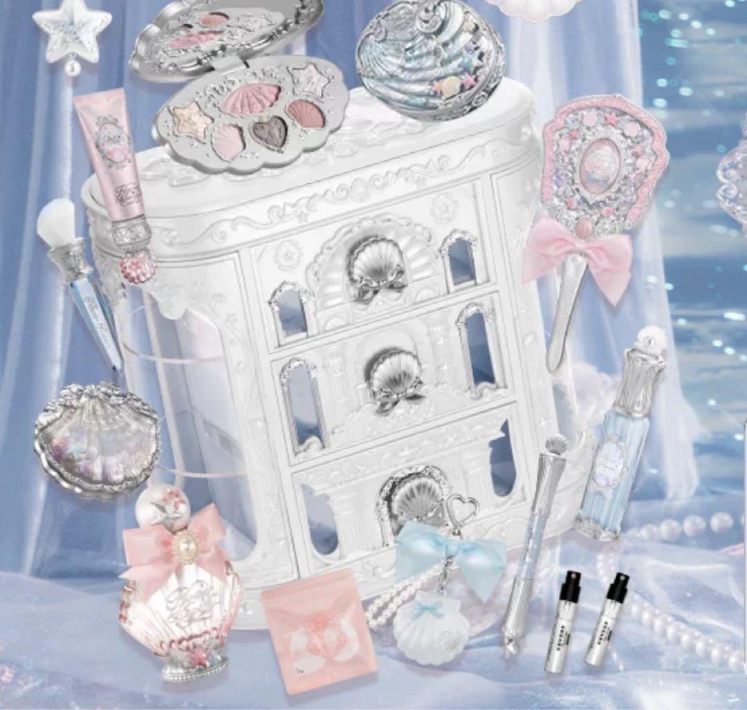 フラワーノーズ シェルズジュエリー メイクアップボックス セット