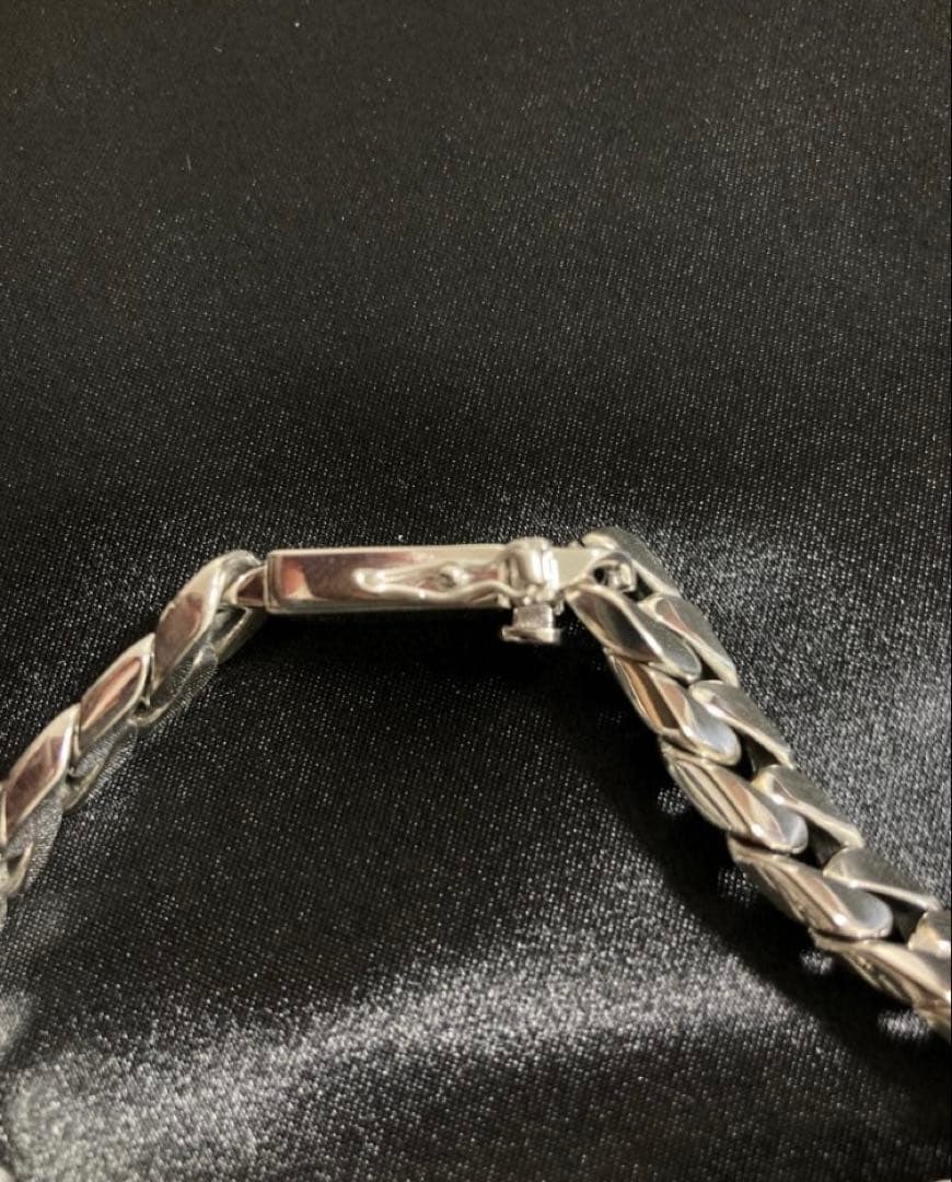 925 シルバー925 喜平 チェーン ブレスレット 重厚 高級 高見え