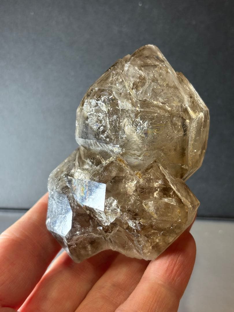 レア　大きめ水入り　マイカ流砂　エレスチャル　209g エンハイドロ　天然石