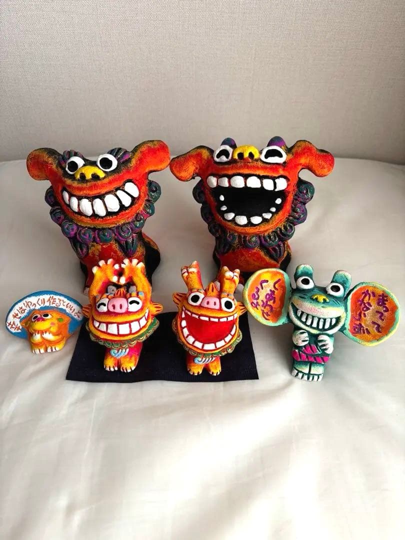 米子焼き　シーサー　6体セット