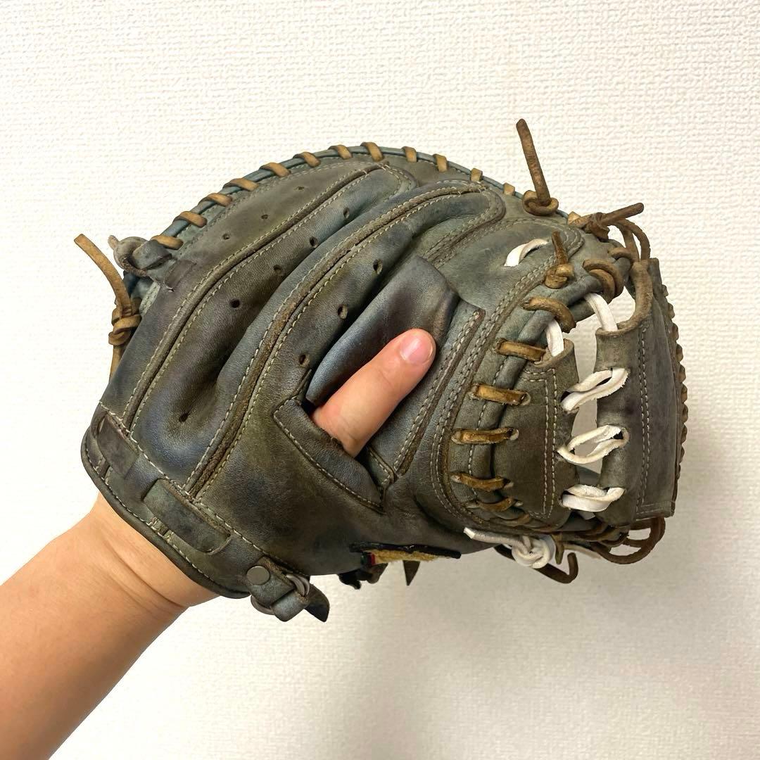 500 デサント 型抜群 硬式 キャッチャーミット トレーニングミット