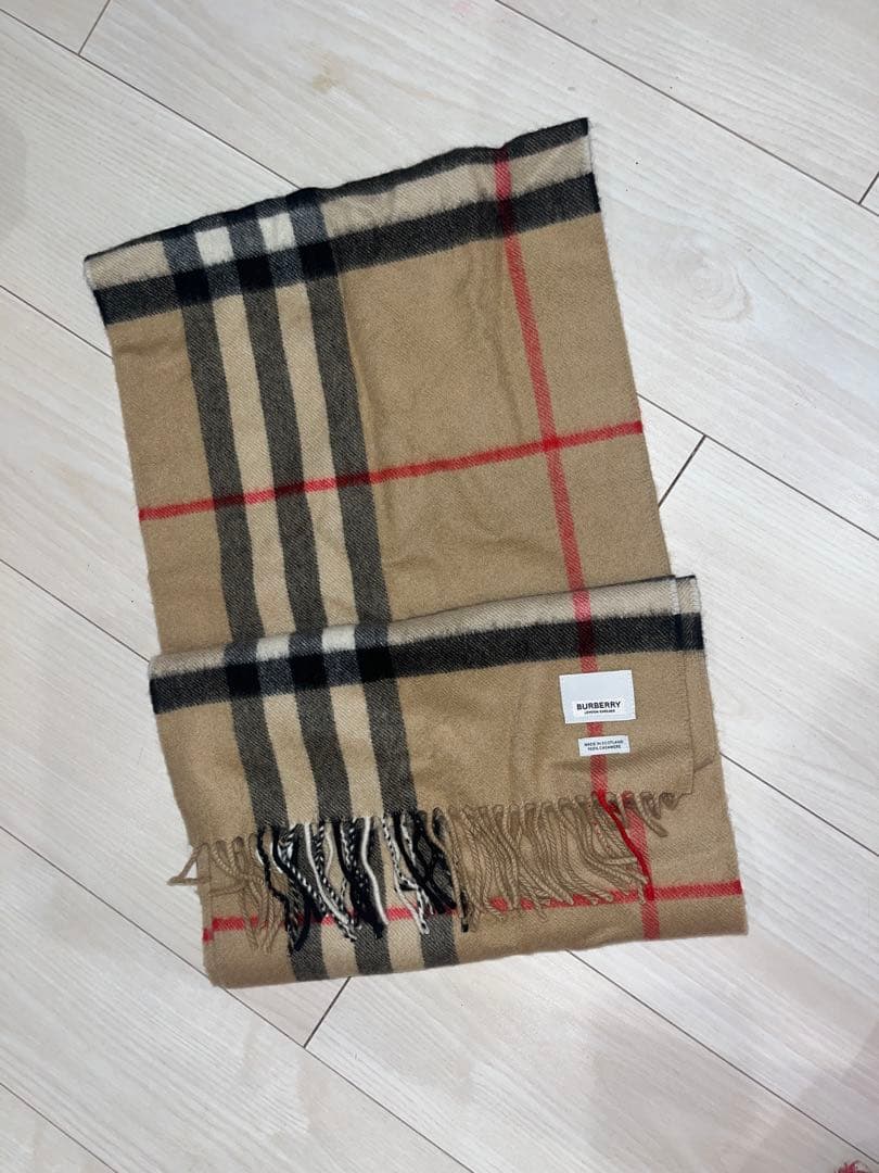 ✨極美品✨BURBERRY LONDON 100%カシミヤ　マフラー